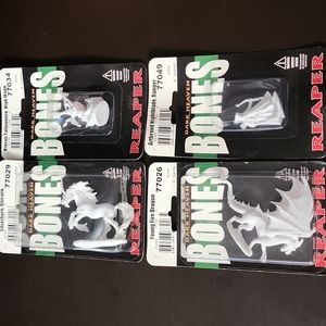 4 Reaper Bones Miniatures